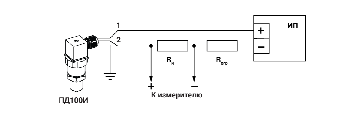 Датчик давления электрическая схема